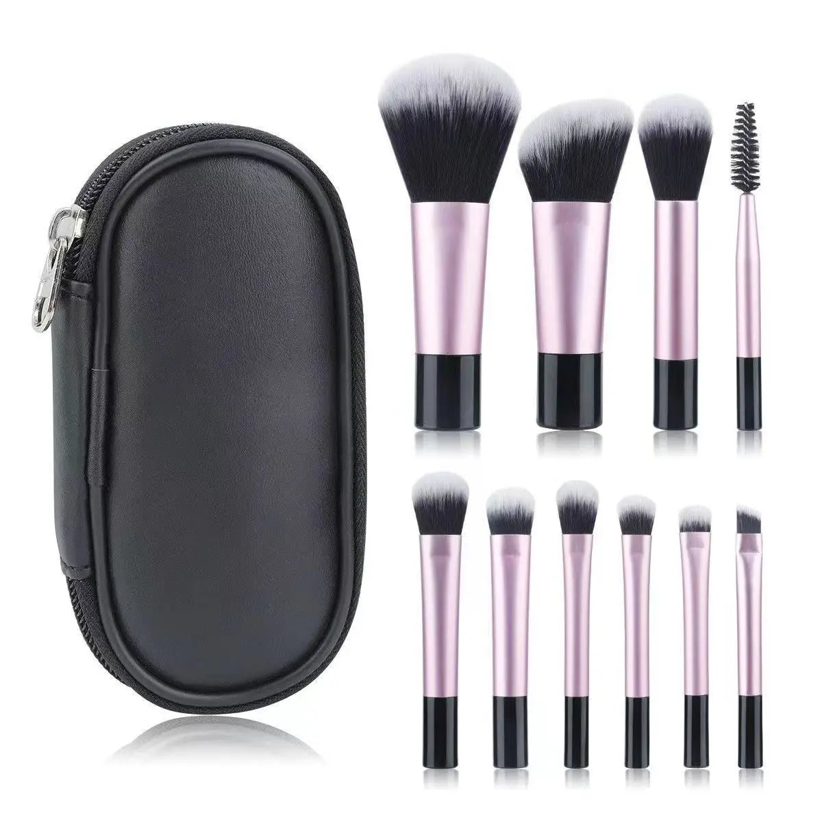 Wholesale 10 Pcs Makeup Brushes Tool Set Cosmetic Powder Eye Shadow Foundation Blush Blending Makeup Brush Set Good Vibrations