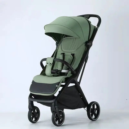 US Warehouse Stock Folding Baby Stroller Portable on Airplane One Click Folding Baby Stroller for Kids Good Vibrations
