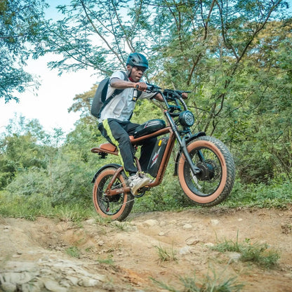 Electric Bicycle 20" Fat Tire 48V 36AH 2600W High-Torque Dual Motors Electric Bike 60KM/H Fast Motorcycle Style Mountain E-bike Good Vibrations