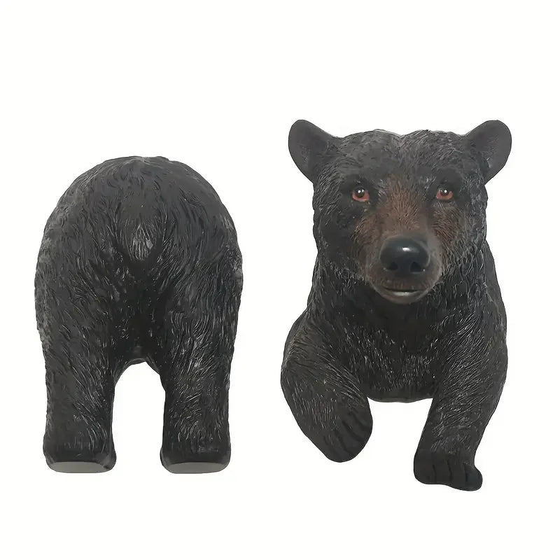 1pc, Tree Decoration Outdoor Baby Bear Garden Hide And Seek Tree Hug Outdoor Tree Sculpture Good Vibrations