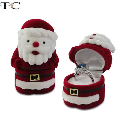 Creative Velvet Jewelry Box Mini Container Ring Box Earrings Rings Storage Box Small Accessories Display Gift Box Good Vibrations