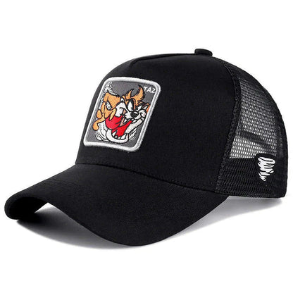 Hot Sale Unisex Anime Cartoon Cap High Quality Patch Draw Baseball Cap Men Trucker Hat Good Vibrations