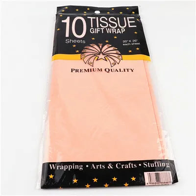 10 Pieces 50*66 Cm Tissue Paper DIY Handmade Craft Paper Flowers Gift Packing Wedding Festive Party Home Decoration Supplies Good Vibrations