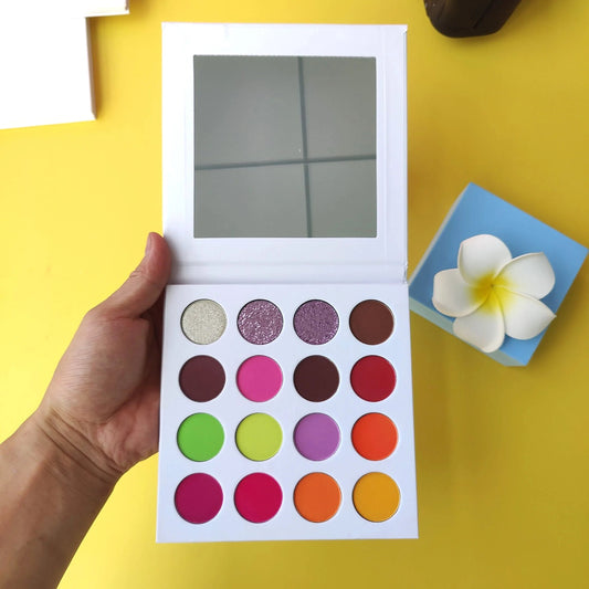 Wholesale Custom Your Own Brand Makeup Eye Shadow Palette Private Label Makeup Eyeshadow Palette Good Vibrations