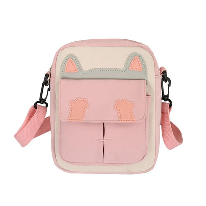 2022 Hot Sale Fashionable Cute Canvas Cross Body Shoulder Bag for Teenagers Ladies and Kids for Daily Outdoor Shopping Good Vibrations