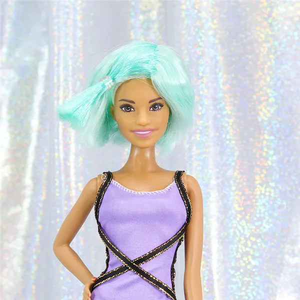 Small Wig For Doll Toy Head Princess Doll Head Candy Color DIY Toy Wig Gold Purple Pink Green Black 1/6 Wig LOLS Dolls Wig Good Vibrations