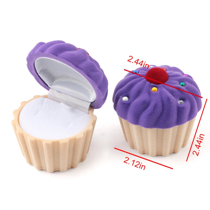 1 Piece Lovely Velvet Jewelry Box Container Wedding Ring Box for Earrings Necklace Bracelet Display Gift Box Holder 16 styles Good Vibrations