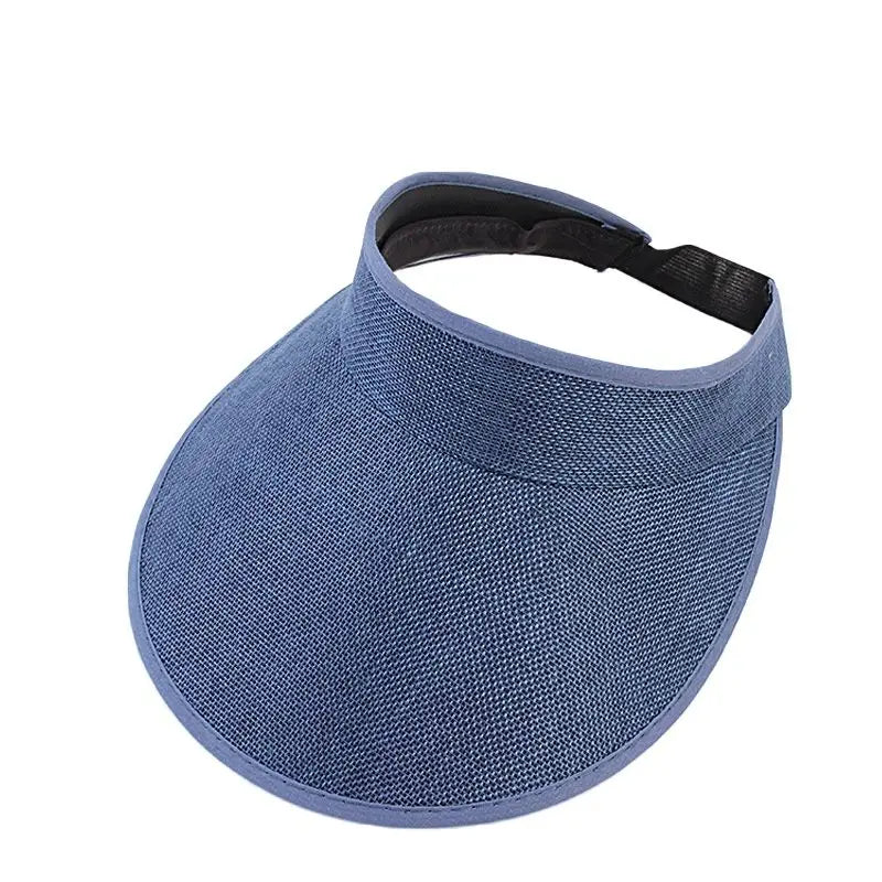 Sun Visors For Women Faux Linen Fashion Hats For Women Sports Visor Women hats Good Vibrations