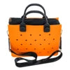 2026 New Arrivals Candy Color EVA Tote Bag for DIY Charms Waterproof Beach Bag Adjustable Strap Casual Travel Shopping Good Vibrations