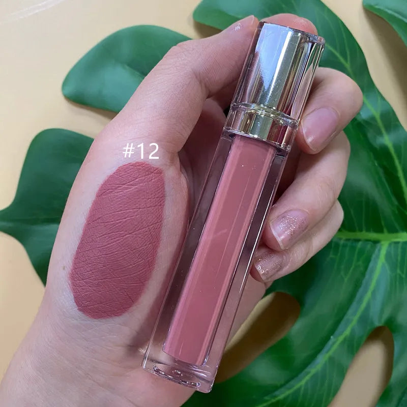 Hot Selling Liquid Matte Lipstick Private Label Waterproof Makeup Lip Gloss  Lipgloss for Women Good Vibrations