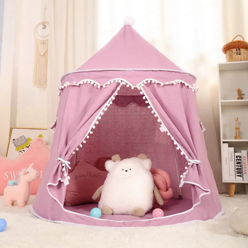 Hot Sale Children's Art Design Tent Playhouse for Both Boy and Girl to Play Indoor Baby Game in the Small House Castle Good Vibrations