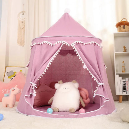 Hot Sale Children's Art Design Tent Playhouse for Both Boy and Girl to Play Indoor Baby Game in the Small House Castle Good Vibrations