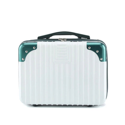 ABS Fashionable Cosmetic Case Travel Zipper for Toiletry Organizer Make up Storage Organizer Good Vibrations