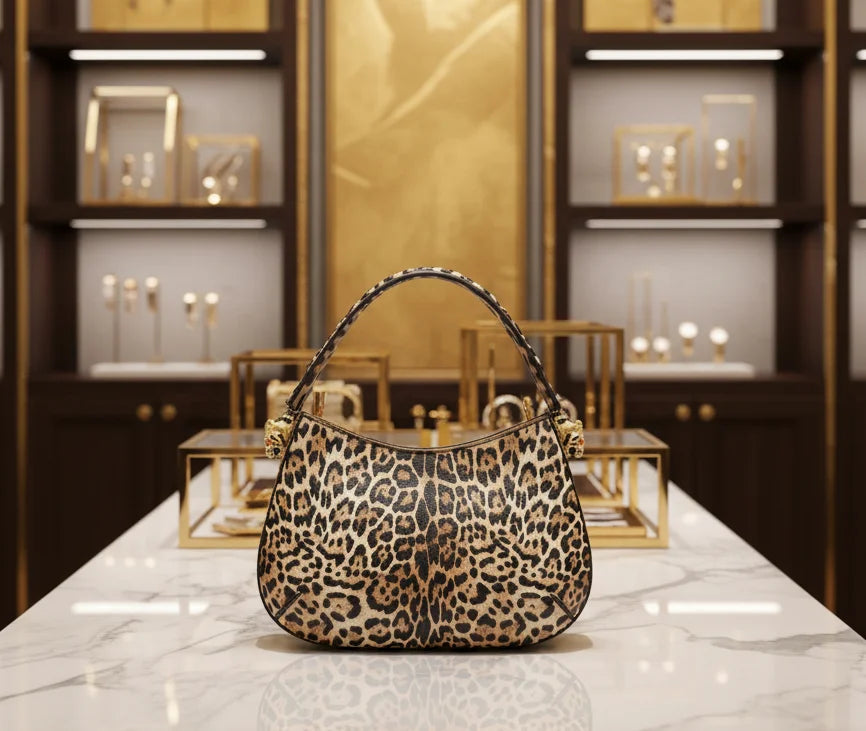 Super Product Fashion Ladies Shoulder Bag Quality Snack Leopard Printing Handbag Women Luxury Designer Bag Factory Outlet 32 cm Good Vibrations