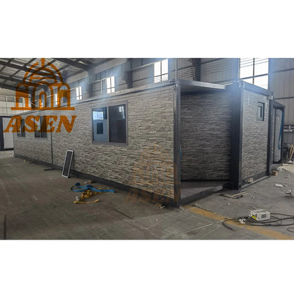 Luxury 40Ft 20Ft Prefab Villa 2-5 Bedrooms Expandable Container Home Portable Mobile Tiny House Made of Steel Good Vibrations
