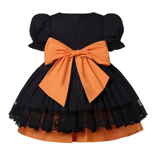 Pettigirl 2024 New Christmas Children Dresses Elegant for Girls Party Halloween Costume Clothing Size 2-12Y 1BAG=1PCS Good Vibrations