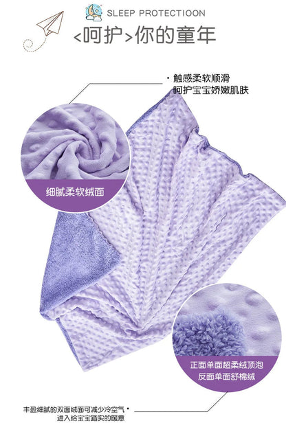 Wholesale 30X40inch Polyester Minky Dot Baby Blanket for Baby Sublimation Fleece Blanket  Minky Dot Baby Blanket Good Vibrations