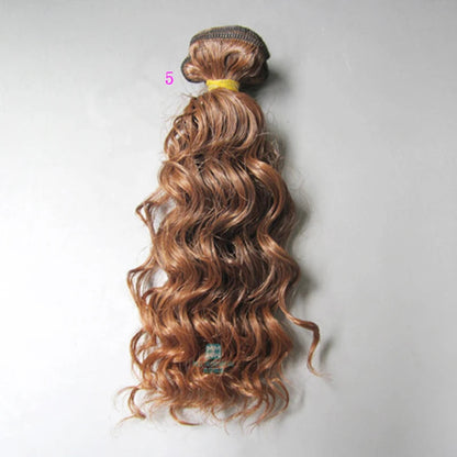 15cm & 25cm*100cm Wool rolls dolls wig for 1/3 1/4 1/6 BJD/SD Doll hair Accessories Good Vibrations