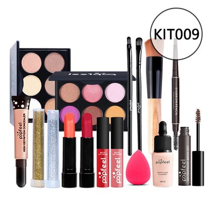 HOT 20 Styles New Fashion Eye Shadow POPFEEL Birthday Gift Makeup Gift Set ALL in ONE Full Professional Makeup Kit for Girl Good Vibrations