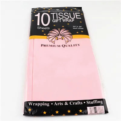 10 Pieces 50*66 Cm Tissue Paper DIY Handmade Craft Paper Flowers Gift Packing Wedding Festive Party Home Decoration Supplies Good Vibrations