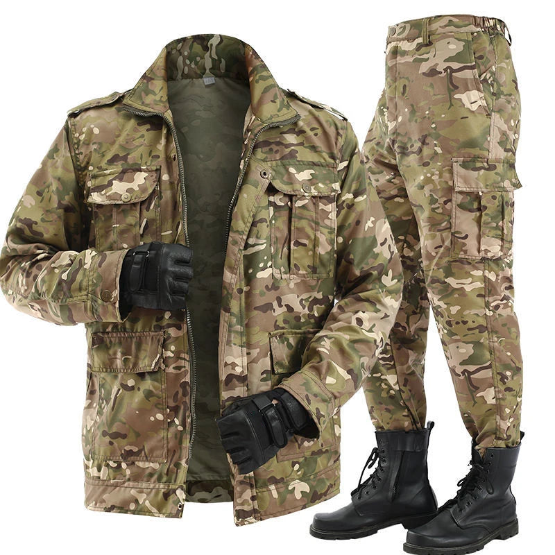 New Product Ruins Camouflage Overalls Suit Male Spring And Autumn Wear-resistant Dirt-resistant Tear-resistant Construction Site Good Vibrations