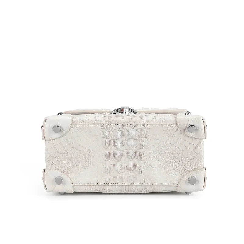 2024 New Design Crocodile Skin Women's Shoulder Bag Genuine Leather Lady Handbag Fashion High Grade Women's Messenger Bag Good Vibrations