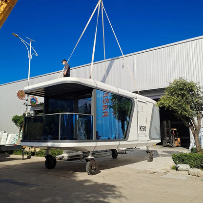 Prefab  Space Capsule House With Bed Cabin Hotel Container Home Sleep Pod Outdoor  Luxury Pod Good Vibrations