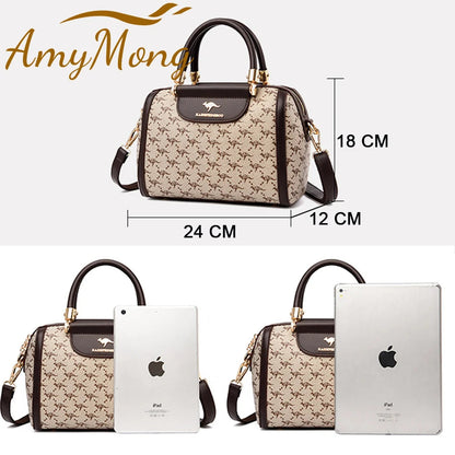 Luxury Designer Handbags Purses Women Fashion Shoulder Messenger Croosbody Tote Boston Bags High Quality Leather Top-handle Sac Good Vibrations