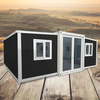 Foldable 40ft Expandable Container Home Office in Australia Tiny House With 20ft Size Made From Sandwich Panel Good Vibrations