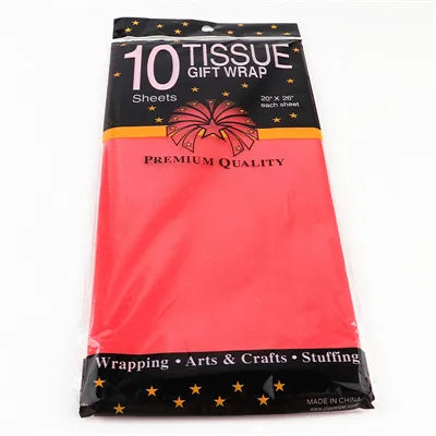10 Pieces 50*66 Cm Tissue Paper DIY Handmade Craft Paper Flowers Gift Packing Wedding Festive Party Home Decoration Supplies Good Vibrations