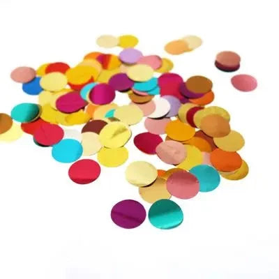 Confetti Wedding Decoration Baby Shower Decorations Birthday Gold Silver Rose Gold Party Confetti 1.5cm Circular Mirror Confetti Good Vibrations