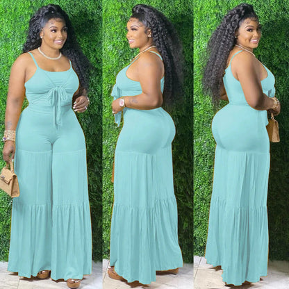 2021 Women Striped Plus Size 2 Piece Sets Women Outfits Crop Top Pants Two Pieces Sets Summer Clothes for Female Good Vibrations