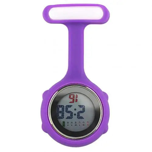 Nurse Pockets Watch Fashion Women's Digital Display Dial Fob Brooch Pin Hang  Electric Watch New Fob Watches reloj de bolsillo Good Vibrations