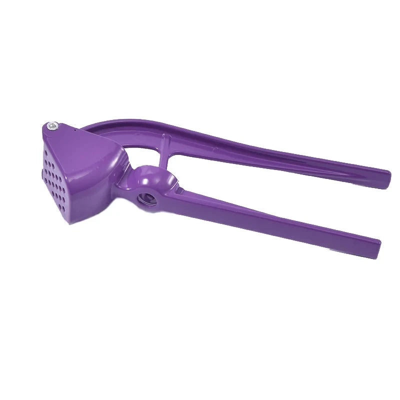 Hot Selling Kitchen Gadgets Aluminum Alloy Garlic Press Manual Garlic Crusher Press Good Vibrations