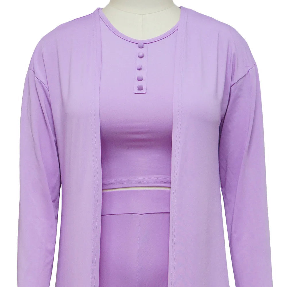 3 Piece Set Women Outfits Three Pieces Sets Women Pants Outfit Wholesale Pant Suits Sexy  3 Piece Sets 2025 Good Vibrations