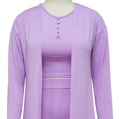 3 Piece Set Women Outfits Three Pieces Sets Women Pants Outfit Wholesale Pant Suits Sexy  3 Piece Sets 2025 Good Vibrations