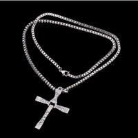 Fast And Angry Necklace, Men Cross Necklace, People Praying Sacred Dominican Jesus Necklace Big Discounts Gift Colar Masculino Good Vibrations