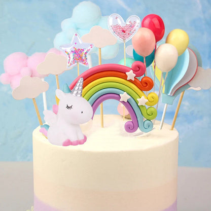 Unicorn Decoration Birthday Party Decor Kids Unicorn Disposable Tableware set Unicornio Baby Shower Girl Birthday Party Supplies Good Vibrations