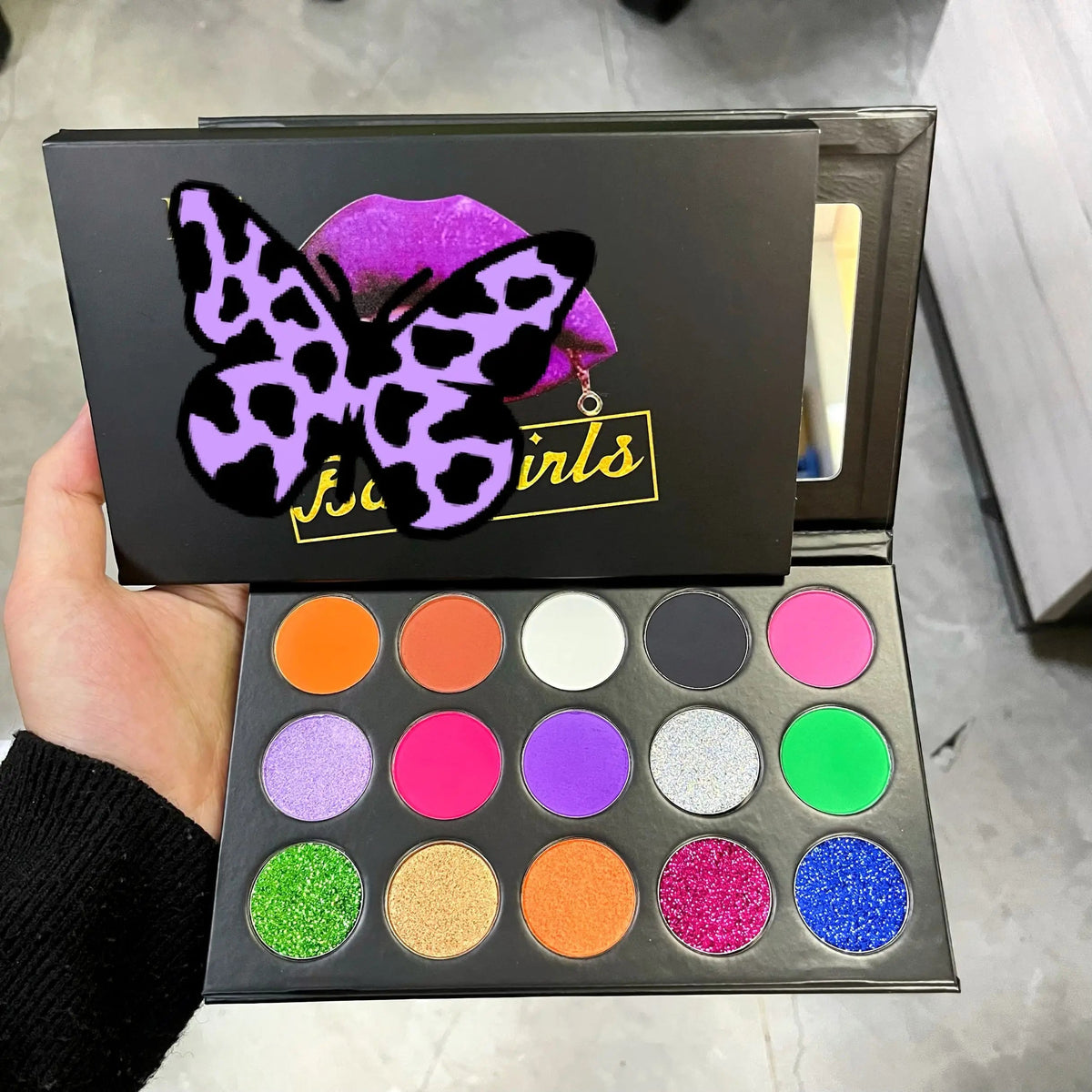Wholesale Custom Your Own Brand Makeup Eye Shadow Palette Private Label Makeup Eyeshadow Palette Good Vibrations