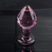 Candiway Exquisite Pink Crystal Glass Anal Plug Adult Masturbation Products Prostate Massager Erotic Toys For Couple (5 Styles) Good Vibrations Adult Super Store