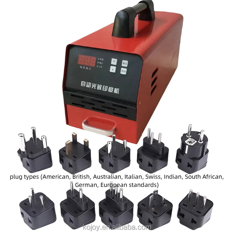 Automatic Flash Stamp Machine Photosensitive Flash Clothes Name Stamp Making Machine Rubber Flash Stamp Machine Good Vibrations