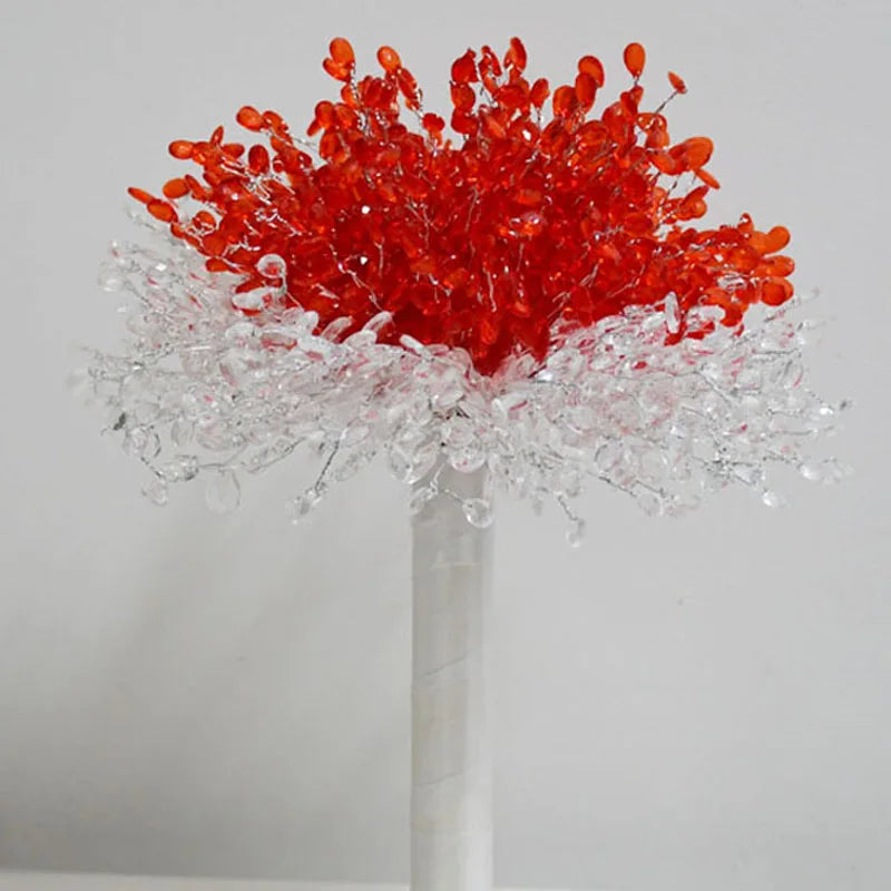 perfectlifeoh Wedding bouquet Bridal wedding bouquet holding hands Crystal boutique wedding bouquet Good Vibrations