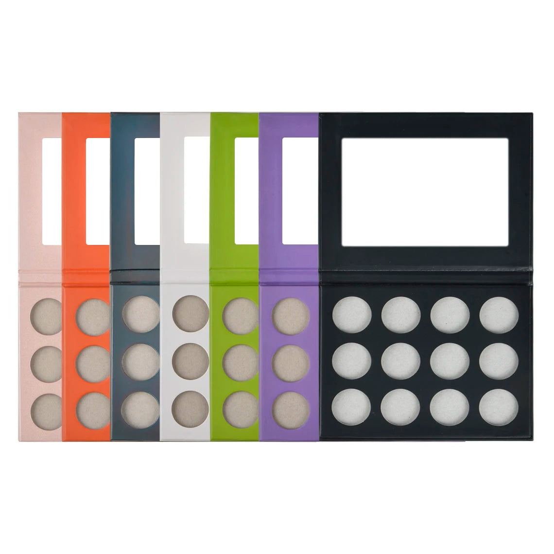 Wholesale Christmas Gift 12 Color High Pigmented Eye Shadow Palette Shimmer Private Label Christmas Eyeshadow Palette Good Vibrations