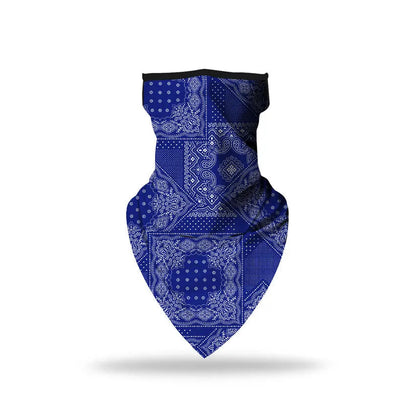 Coexistence Summer UV Protected Polyester Women's Cycling Bandana Breathable Triangle Face Mask Scarf Sun Protection Veil Good Vibrations
