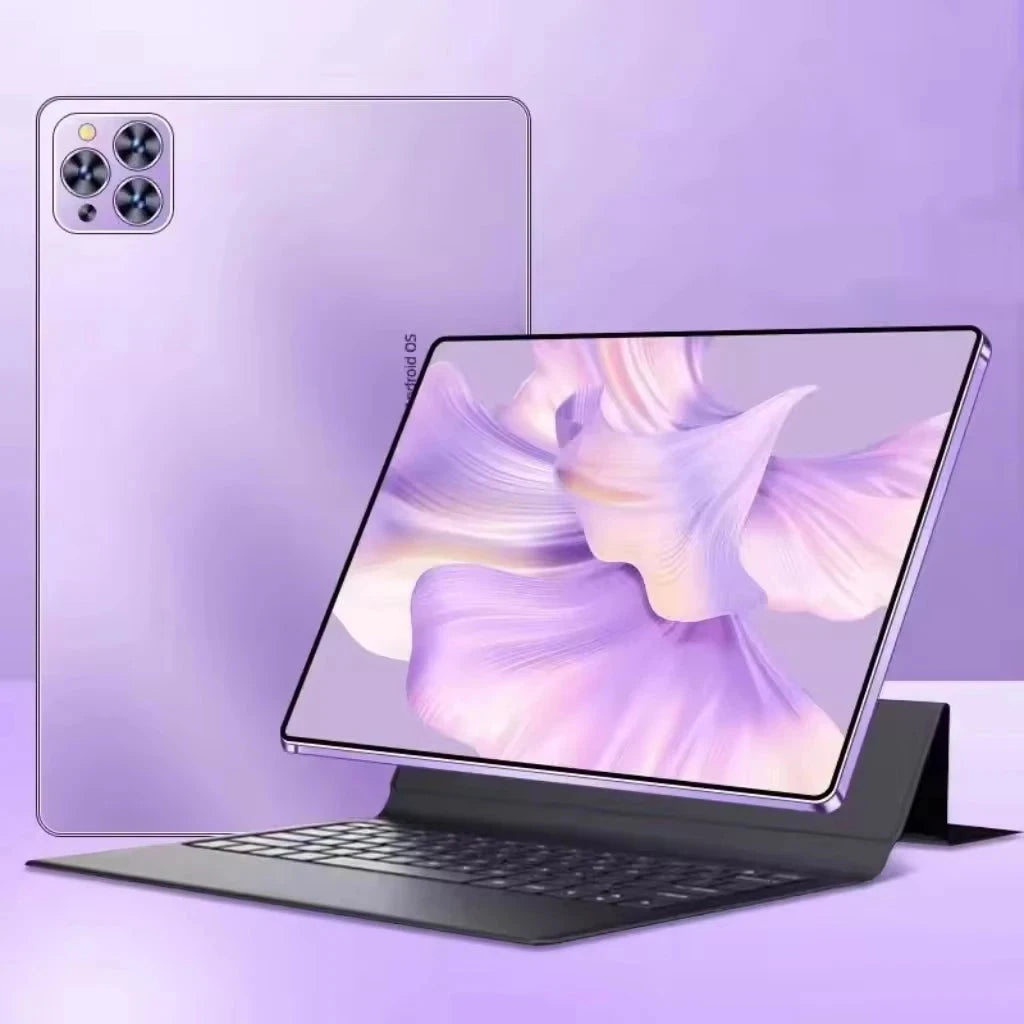 Android Tablets 10.1 Inch Android  With Pinpoint-Sharp Display Panel SIM Card Slot Quad-Core AI Tablets  Gaming Table Face ID Good Vibrations