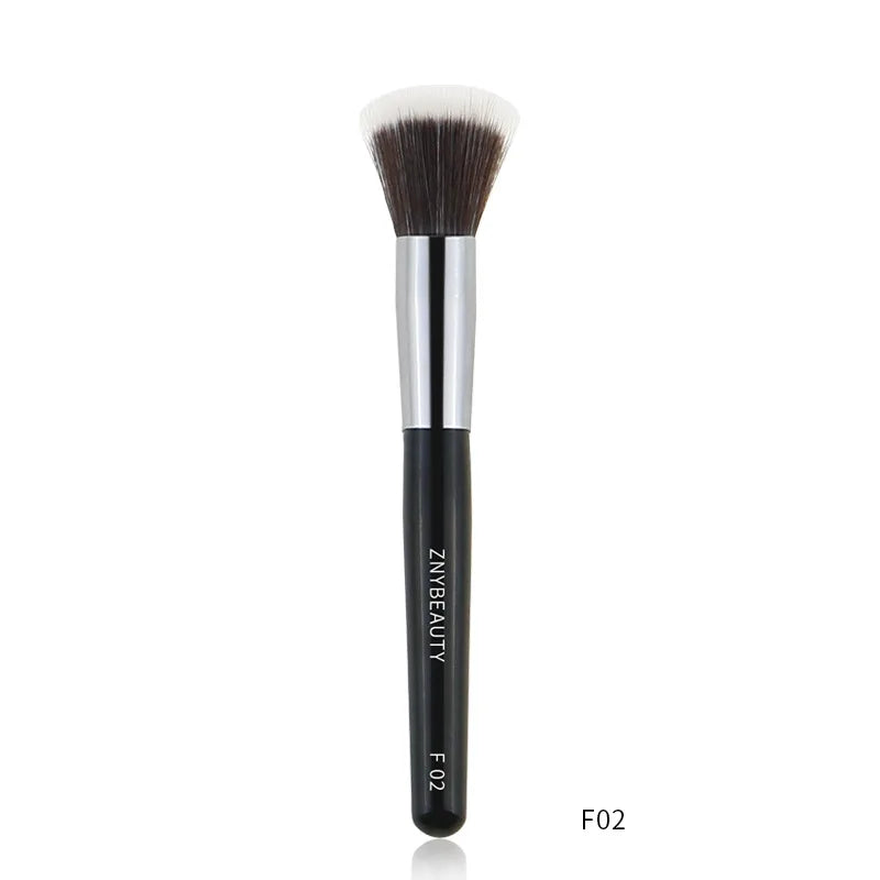 ZNY Professional 5-40 Pcs Black Wholesale Makeup Brushes Set Powder Foundation Highlight Eyebrow Eye Shadow Brushes Makeup Good Vibrations