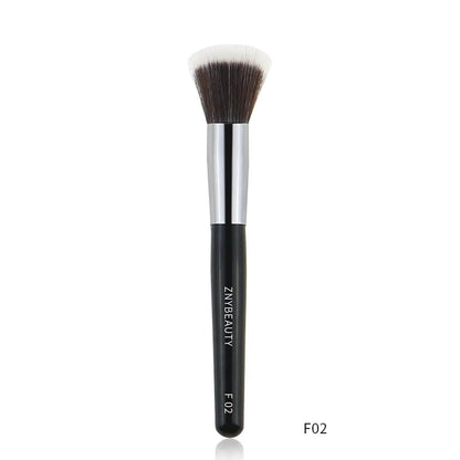 ZNY Professional 5-40 Pcs Black Wholesale Makeup Brushes Set Powder Foundation Highlight Eyebrow Eye Shadow Brushes Makeup Good Vibrations