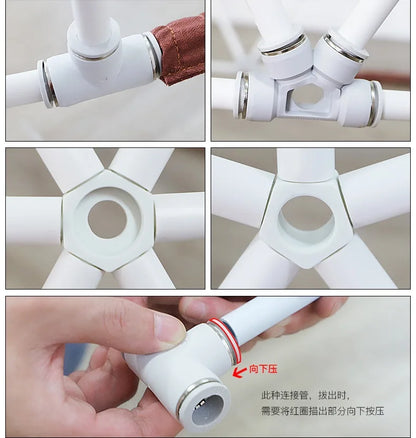 Children Indoor Kids Preschool Kindergarten Playhouse Round Yurt Circular Castle Folding Dinosaur Dome Play House Tent Good Vibrations