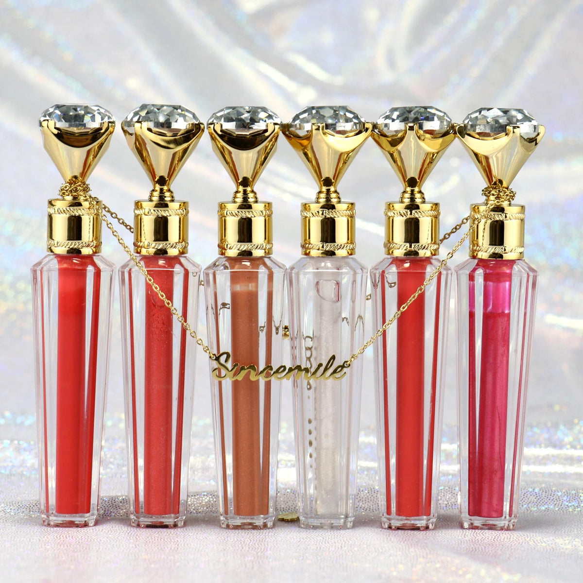 Hydrating Glossy Lipgloss High Quality Vegan Glossy Diamond Cover Shape Lip Gloss Good Vibrations