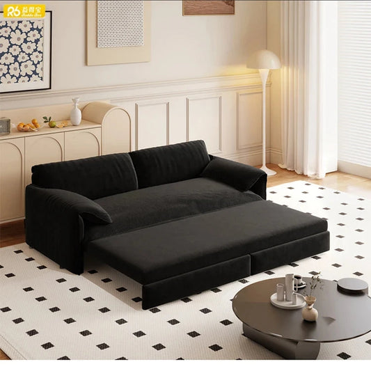 Modern Design High Rebound Sponge Storage Side 3 in 1 Sofa Bed with Serpentine Spring Single Apartment Furniture Good Vibrations